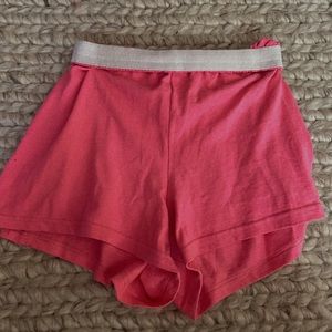 pink soffe shorts